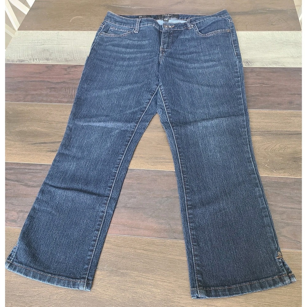 Nine West Women's Jeans Sz 8/29 Slim Crop Dark Wash Denim Jeans Casual Everyday